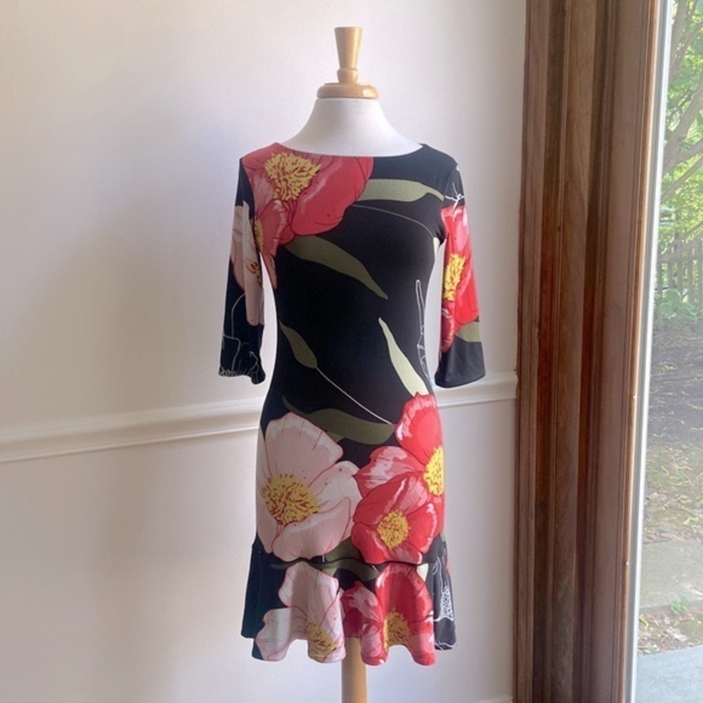 Eva Varro Bottom Flounce Dress Size Small